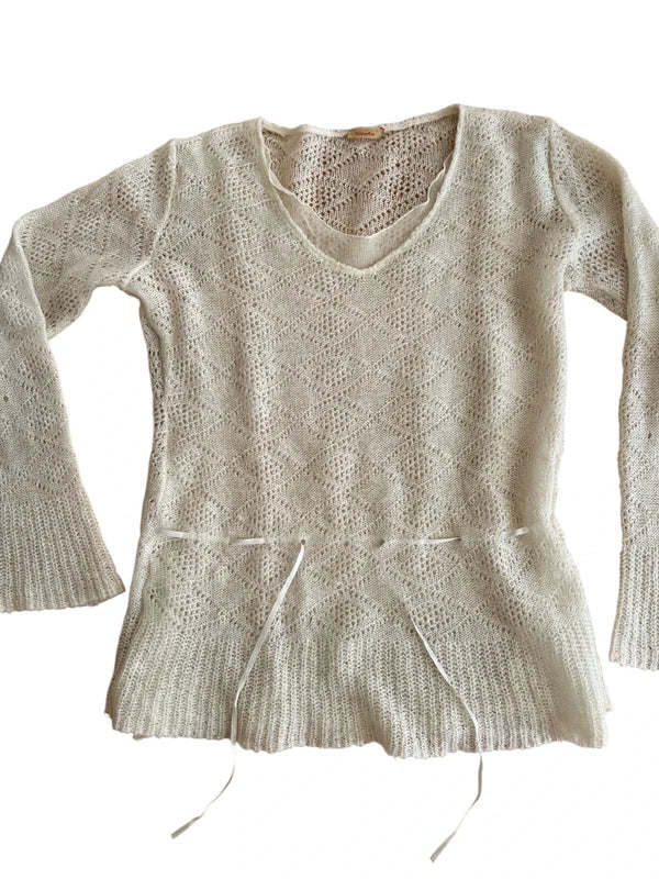 Maglione leggero panna