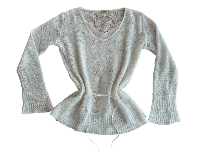 Maglione leggero panna