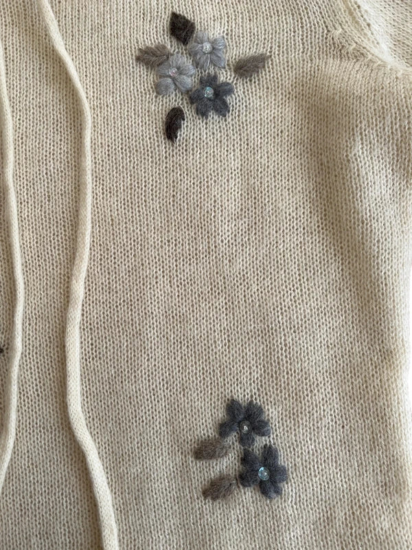 Maglione vintage ricamato