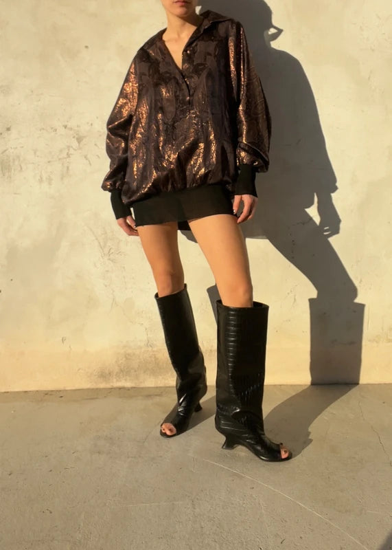 Mini dress lurex vintage