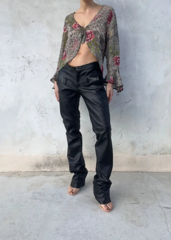 Top vintage stampato