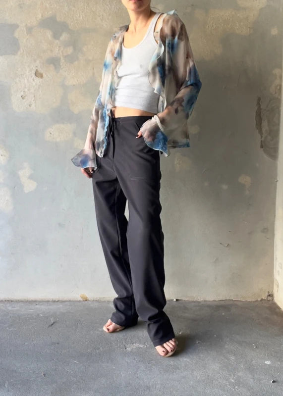 Pantaloni grigi sporty