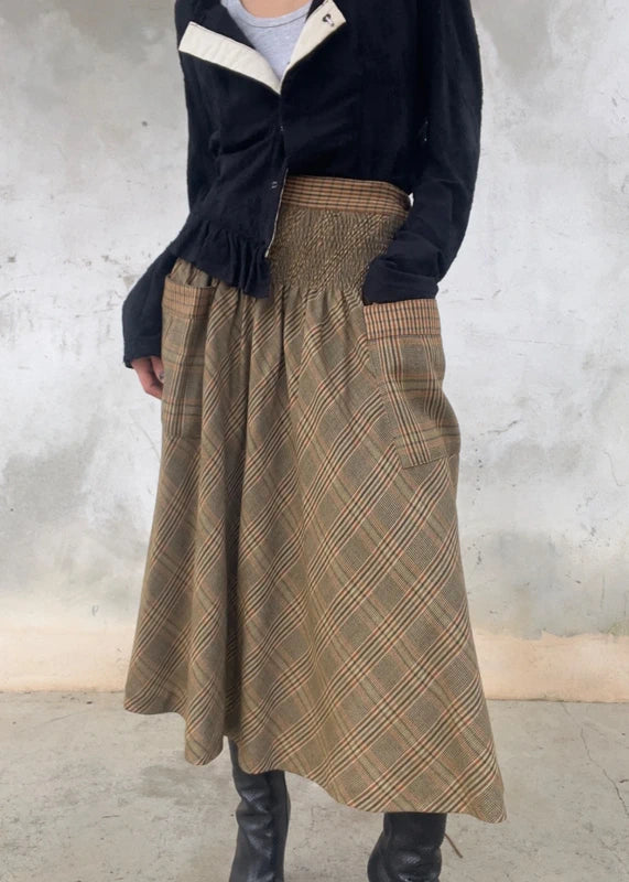 Gonna vintage in pura lana