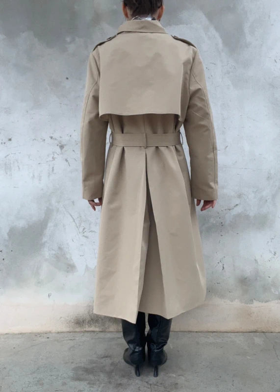 Trench primaverile beige