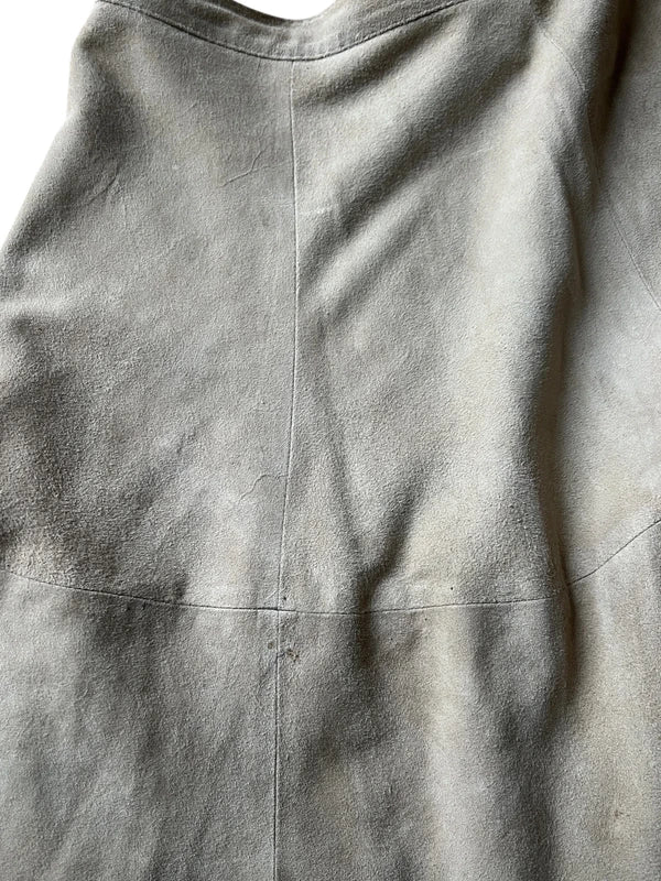 Gonna a ruota in suede vintage