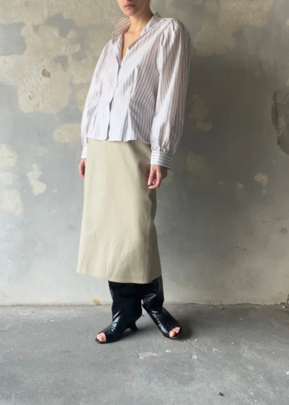 Camicia a righe vintage