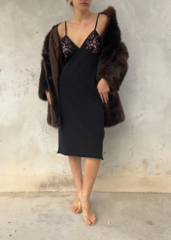 Abito Max&Co. in mesh tulle con ricamo