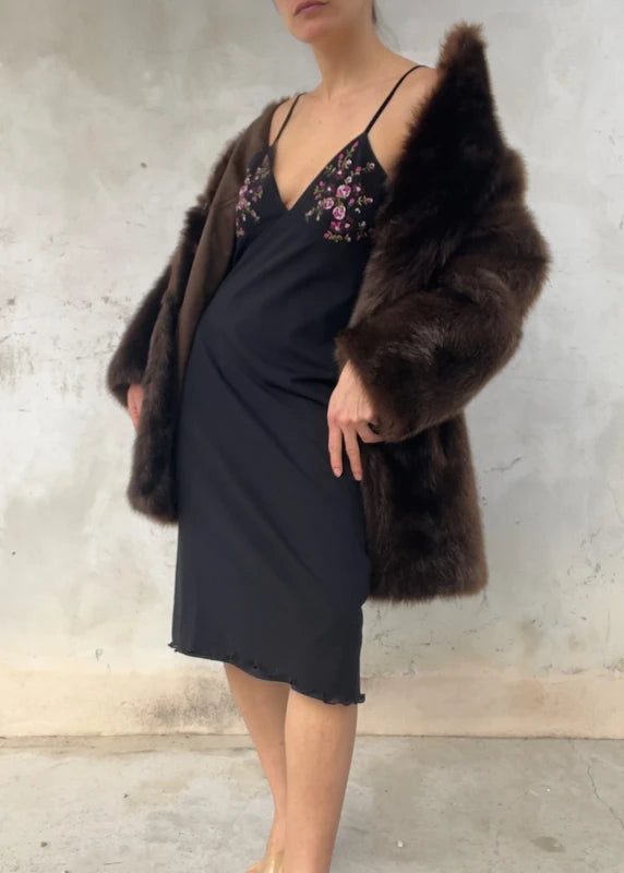 Abito Max&Co. in mesh tulle con ricamo