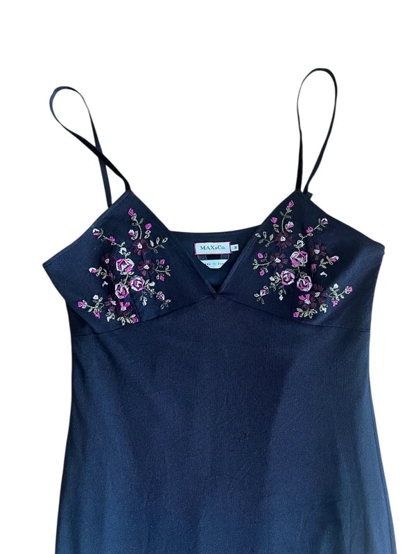 Abito Max&Co. in mesh tulle con ricamo