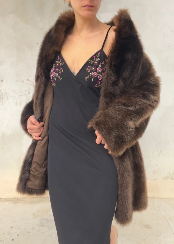 Abito Max&Co. in mesh tulle con ricamo