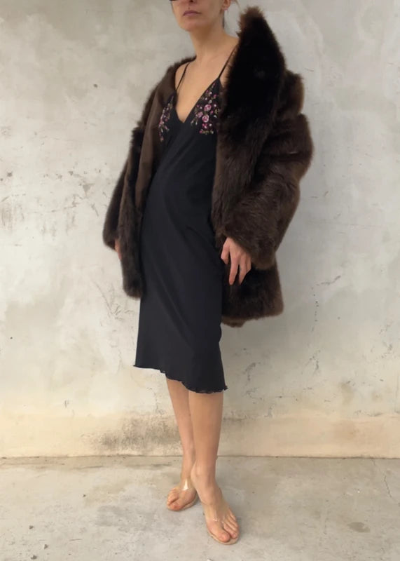 Abito Max&Co. in mesh tulle con ricamo