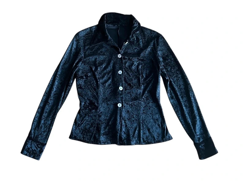 Camicia ciniglia nera