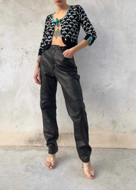 Pantaloni pelle vintage
