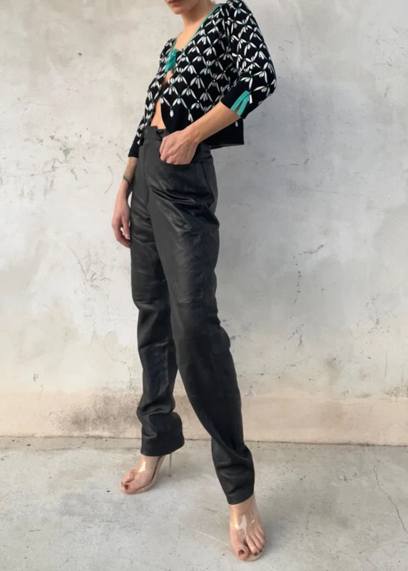 Pantaloni pelle vintage