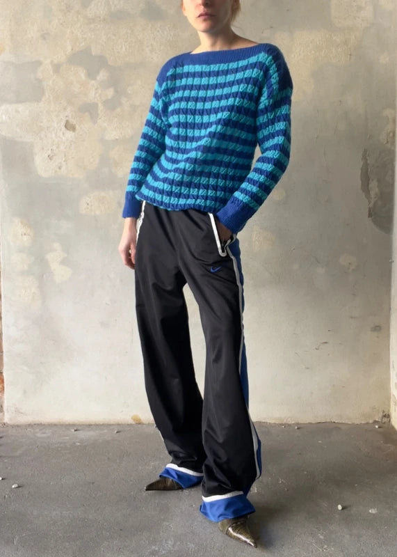 Maglione vintage a righe