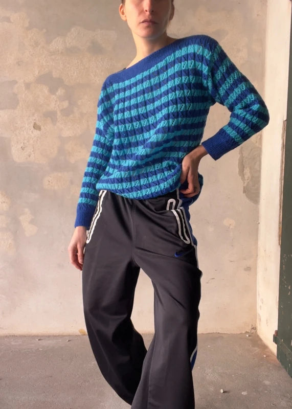 Maglione vintage a righe