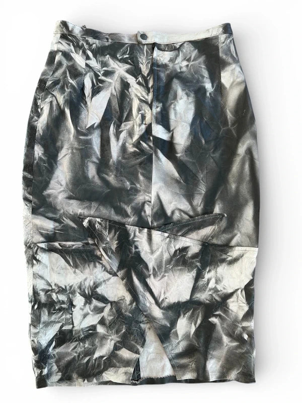 Gonna effetto distressed tie dye