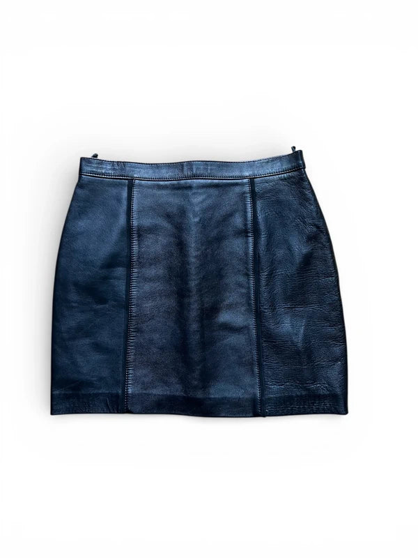 Minigonna in pelle