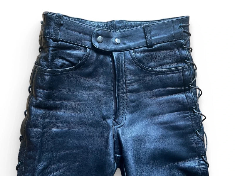 Pantaloni Motor Bike style con lacci