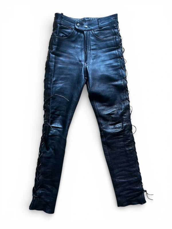 Pantaloni Motor Bike style con lacci