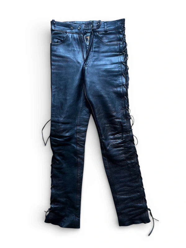 Pantaloni Motor Bike style con lacci