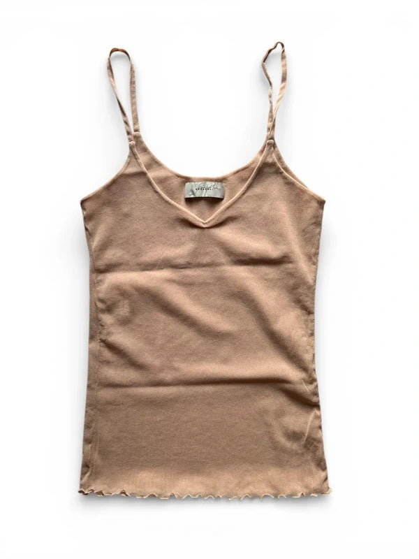 Mesh top color carne