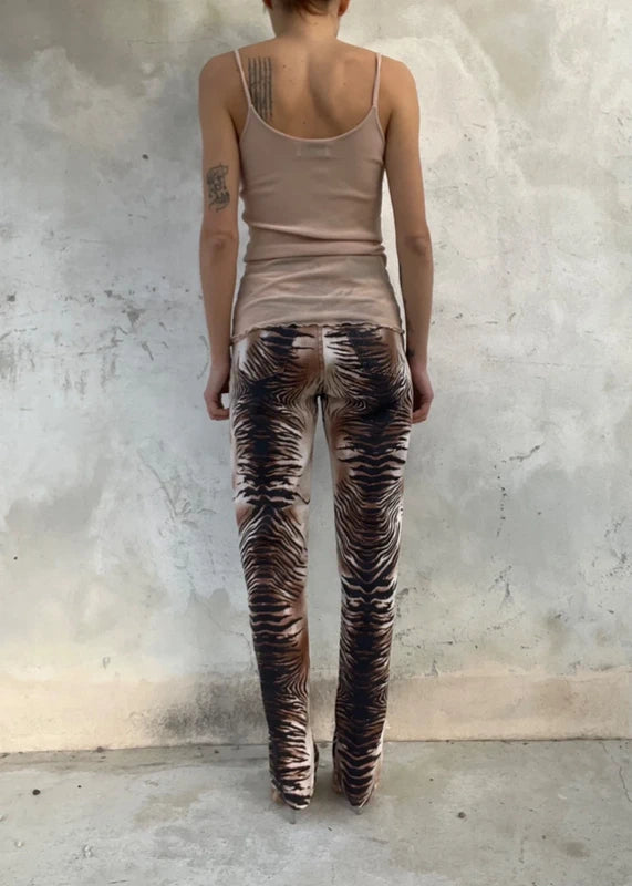 Mesh top color carne