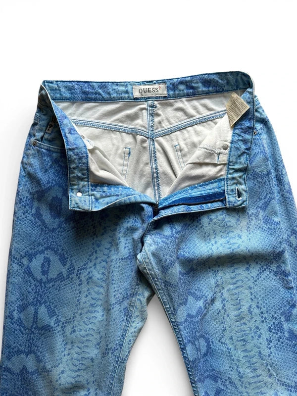 Pantaloni stampa pitone Guess