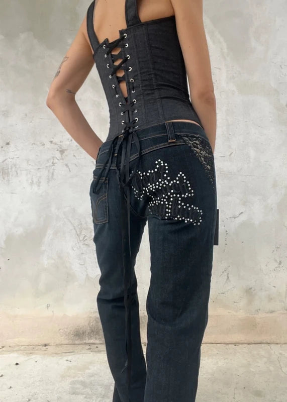 Pantaloni D&G denim scuro