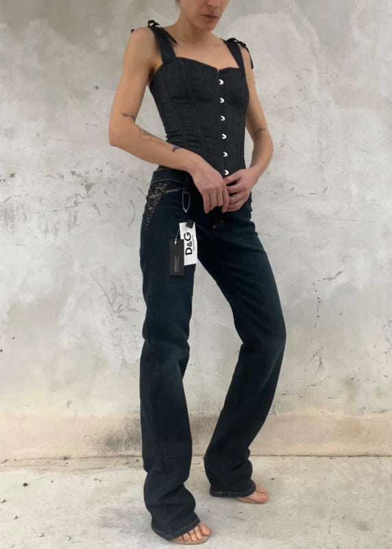 Pantaloni D&G denim scuro