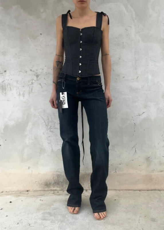 Pantaloni D&G denim scuro