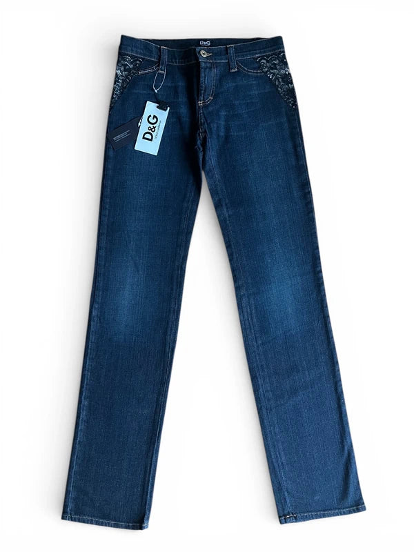 Pantaloni D&G denim scuro