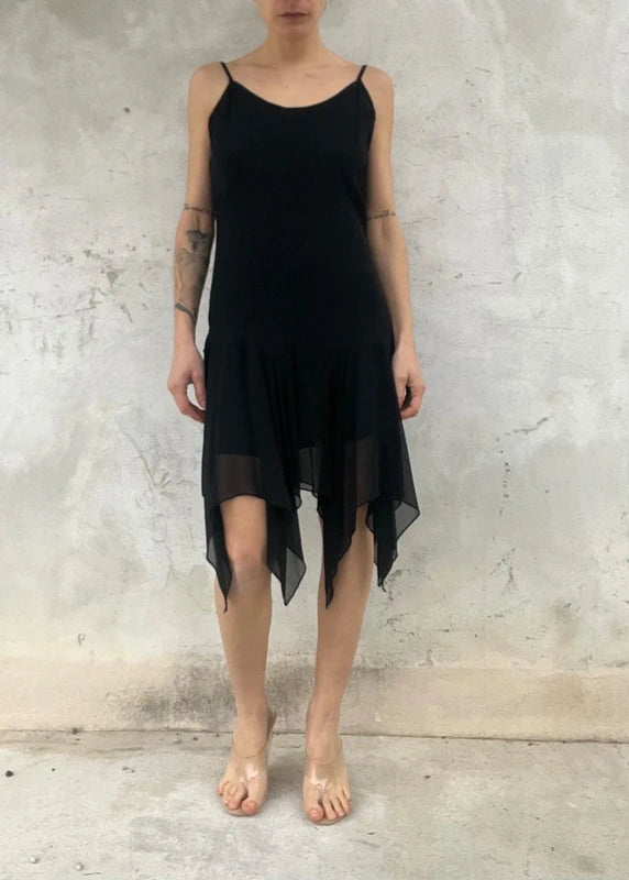 Abito Fairy estivo misto seta nero