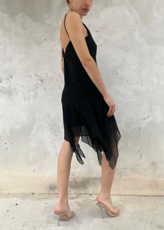 Abito Fairy estivo misto seta nero