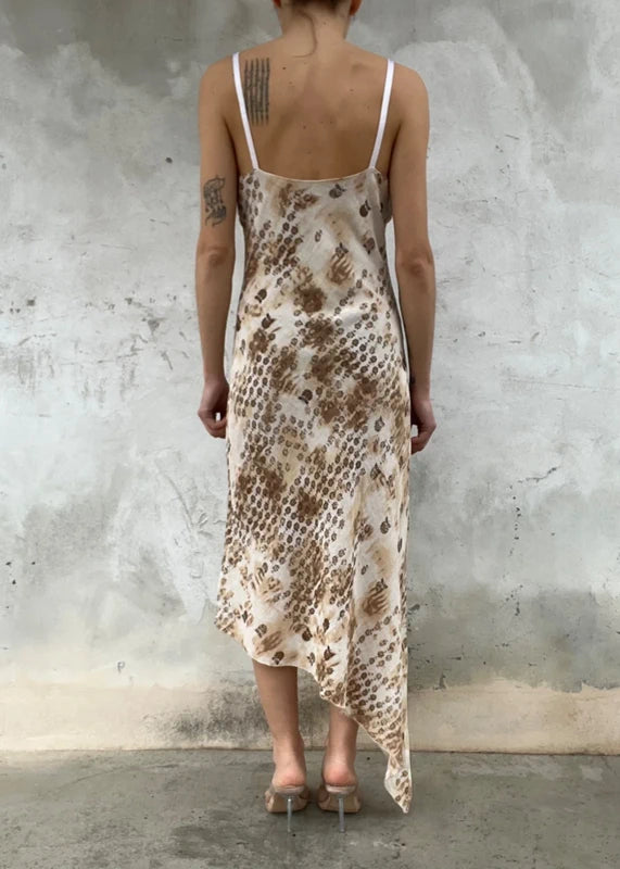 Abito leggero stampa effetto maltinto