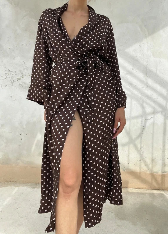 Abito pois vintage incrociato