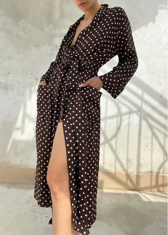 Abito pois vintage incrociato