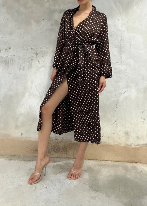 Abito pois vintage incrociato
