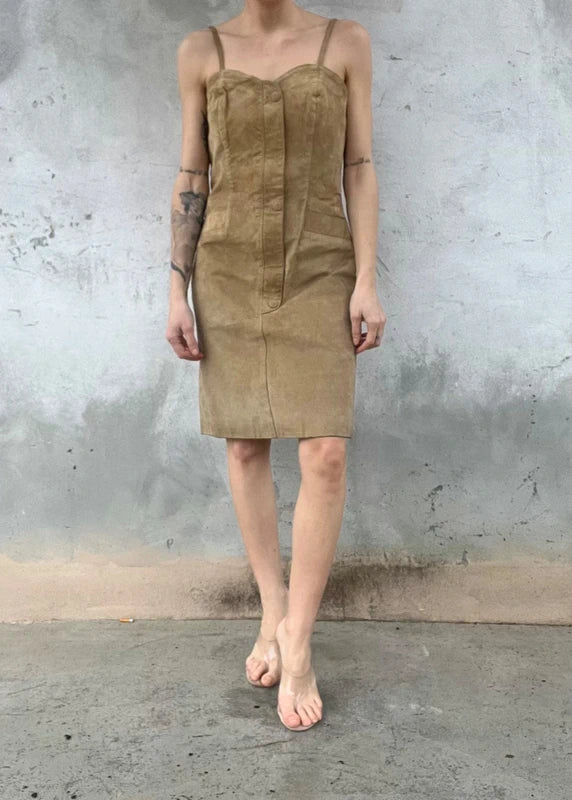 Abito in suede vintage