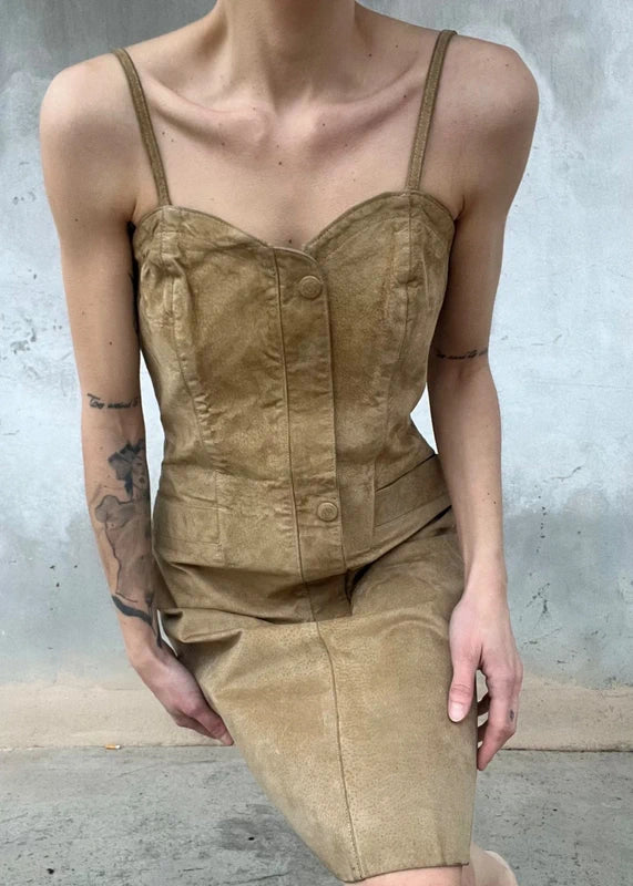 Abito in suede vintage