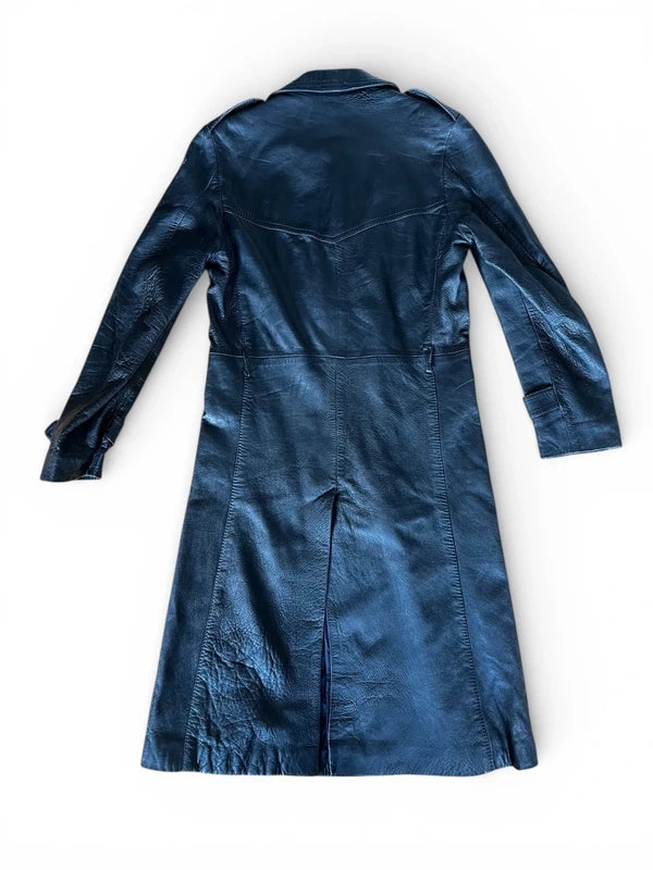 Trench in pelle vintage