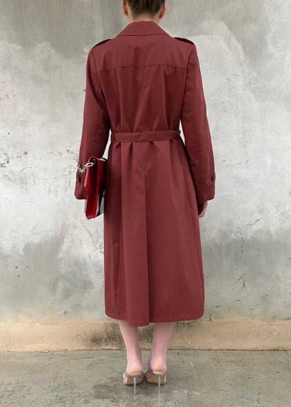 Trench vintage burgundy