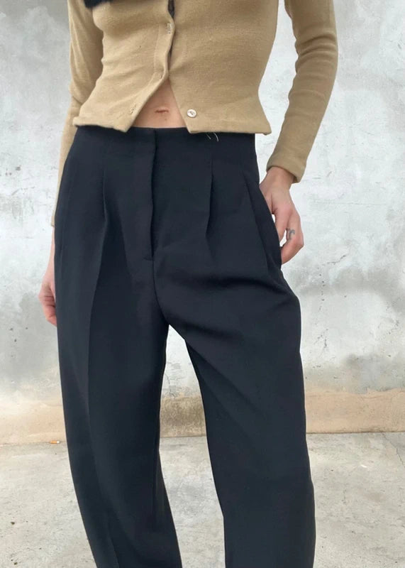 Pantaloni vintage con doppie pinces