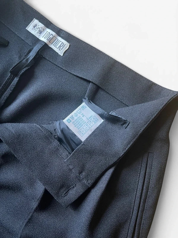 Pantaloni vintage con doppie pinces