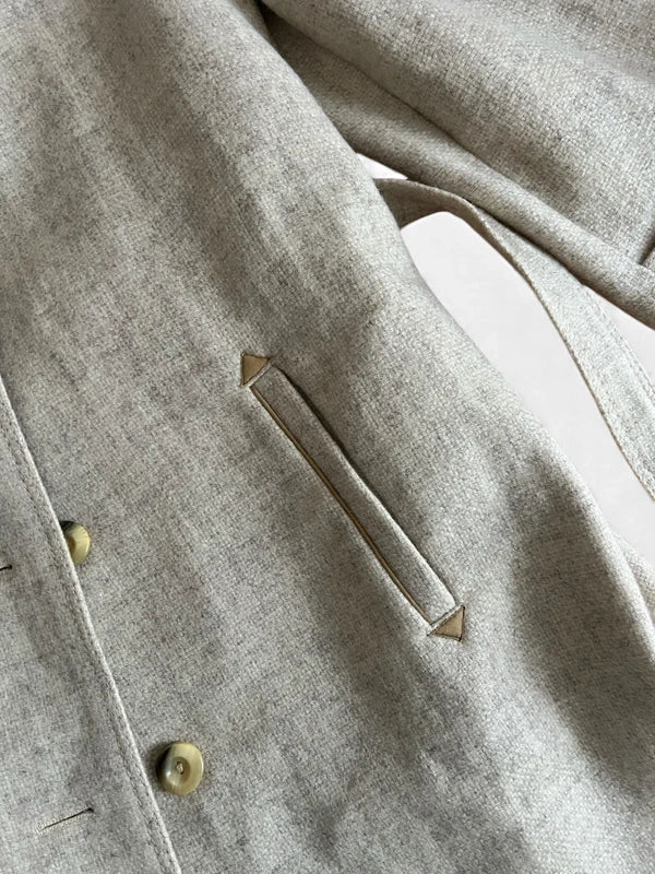 Cappotto pura lana vergine beige