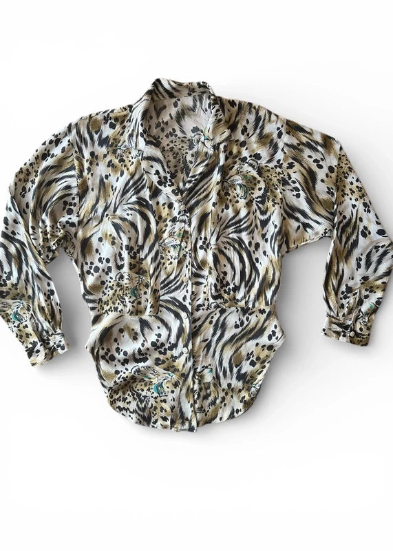 Camicia tigrata vintage