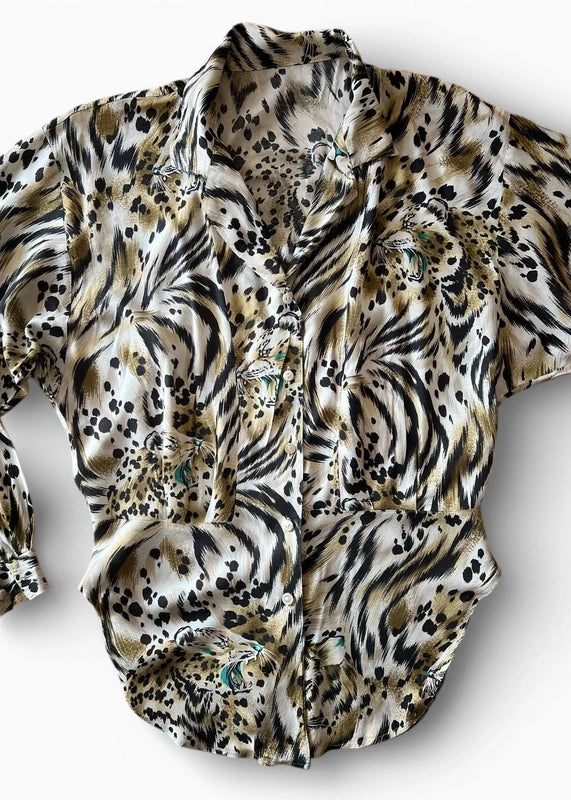 Camicia tigrata vintage