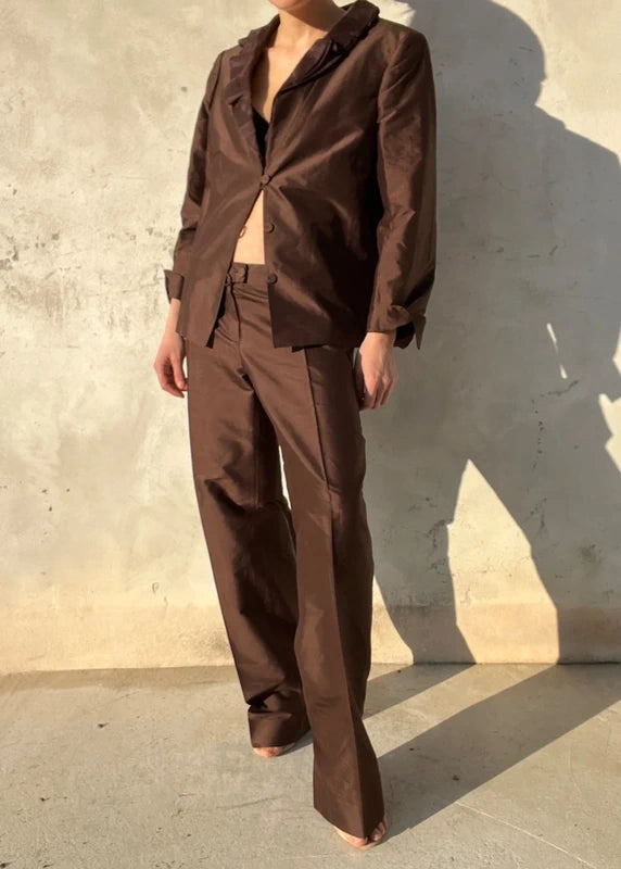 Completo in shantung seta vintage