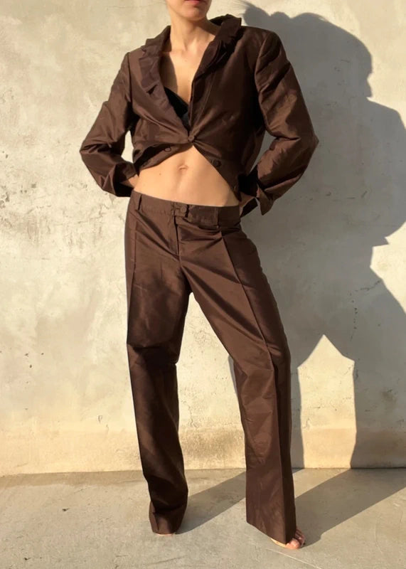 Completo in shantung seta vintage