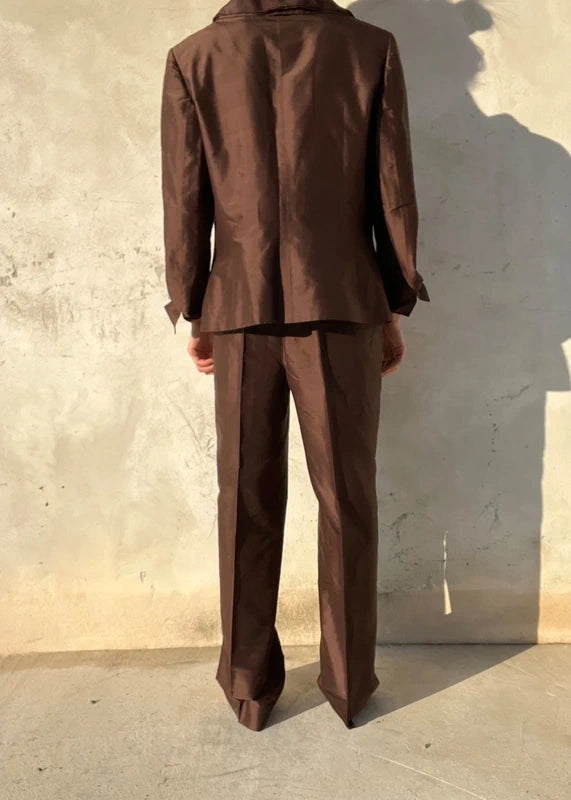 Completo in shantung seta vintage